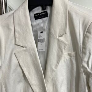 Lane Bryant Off-White Blazer for Men